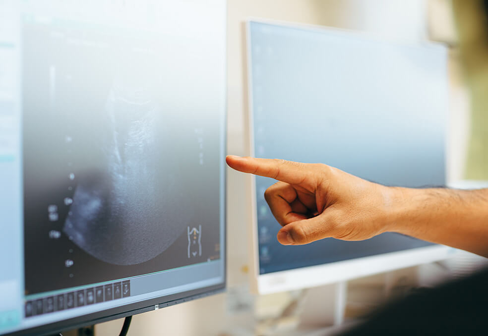 おみね田中クリニック 診察風景