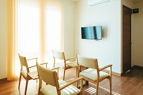 おみね田中クリニック 待合室